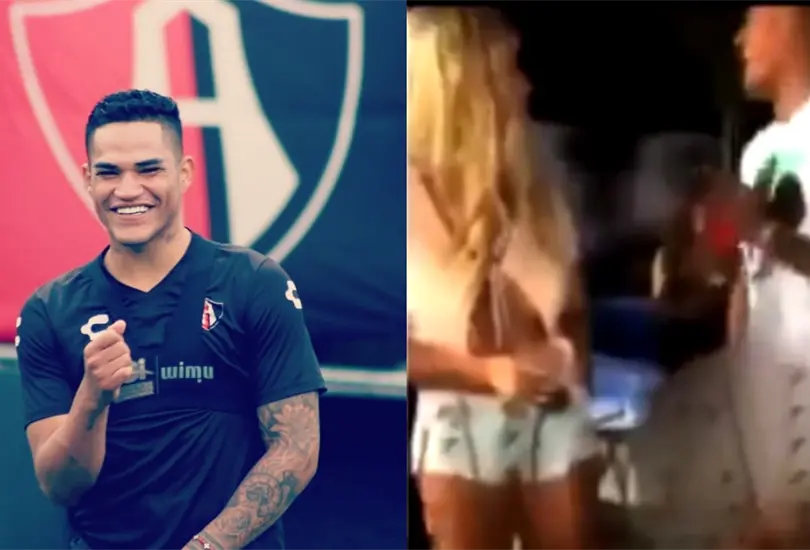 Anderson Santamaría, jugador de Atlas, es captado en fiesta y separado del plantel Anderson Santamaría, jugador de Atlas, es captado en fiesta y separado del plantel
