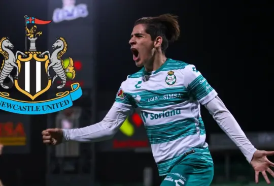 Santiago Muñoz, de Santos, está en la mira del Newcastle United 