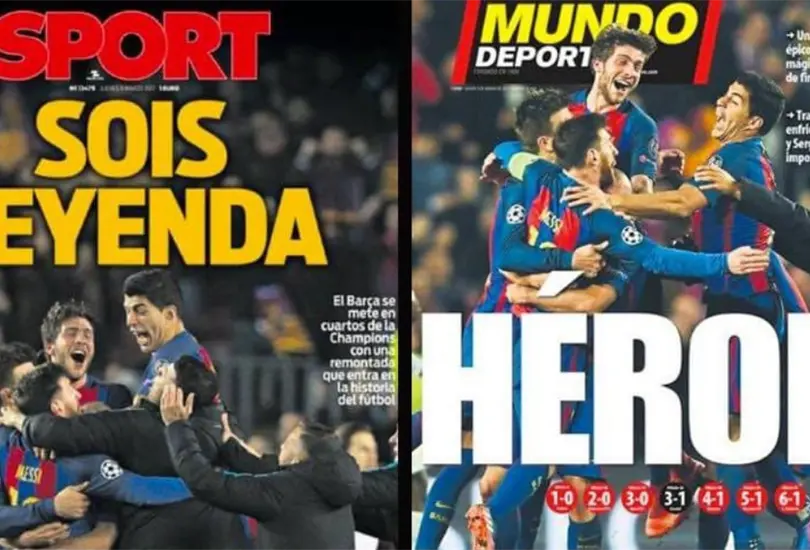 &iquest;Qui&eacute;nes son los sobrevivientes de la remontada del Bar&ccedil;a al PSG en 2017?