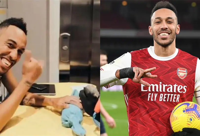 &iquest;Por qu&eacute; el Arsenal investigar&iacute;a a Aubameyang tras hacerse un tatuaje?