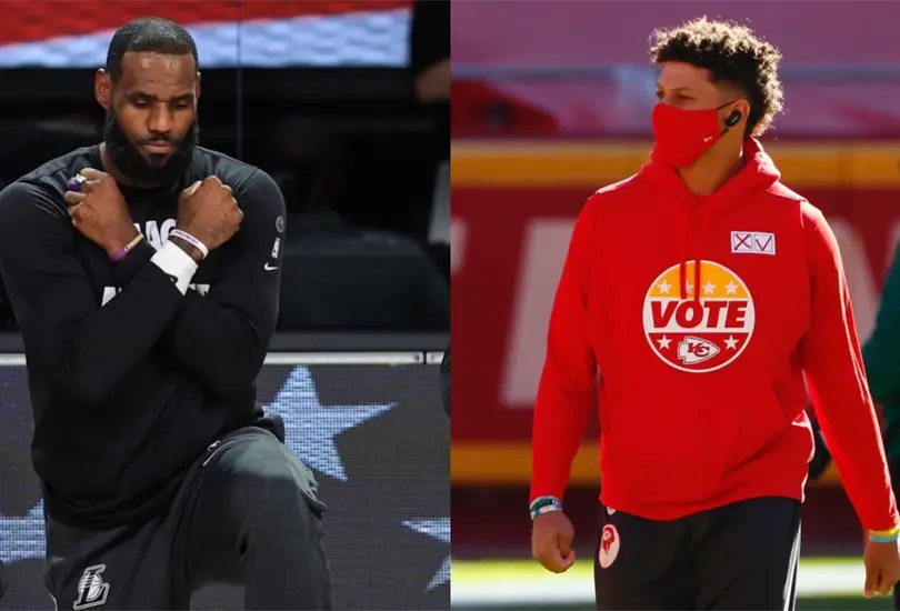 Patrick Mahomes revela cómo LeBron James lo ha inspirado Patrick Mahomes revela cómo LeBron James lo ha inspirado