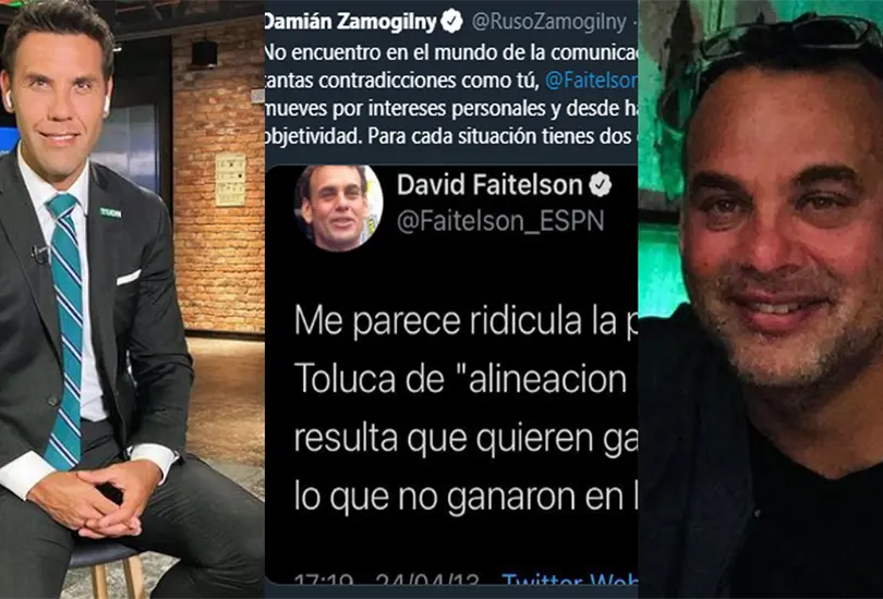 ¡Hay tiro! Ruso Zamogilny y Faitelson se agarraron a tuitazos por la polémica del Atlas-América ¡Hay tiro! Ruso Zamogilny y Faitelson se agarraron a tuitazos por la polémica del Atlas-América