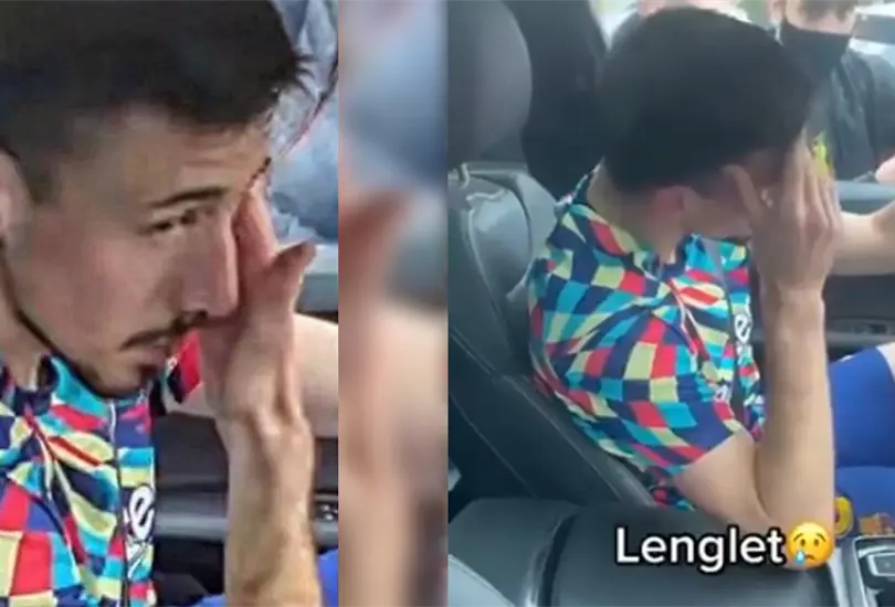 Revelan video de Lenglet llorando tras provocar el penal con el que Barcelona empató con Cadiz Revelan video de Lenglet llorando tras provocar el penal con el que Barcelona empató con Cadiz