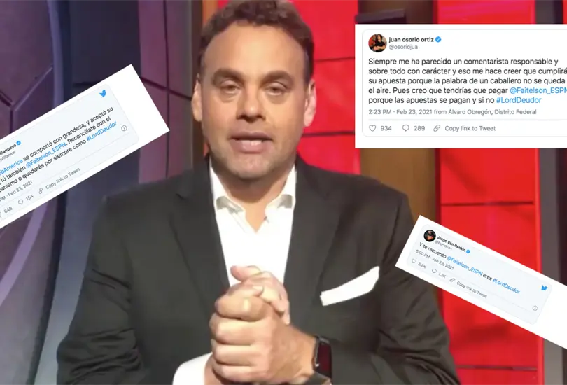 Actores de Televisa se lanzan contra Faitelson con el #LordDeudor Actores de Televisa se lanzan contra Faitelson con el #LordDeudor
