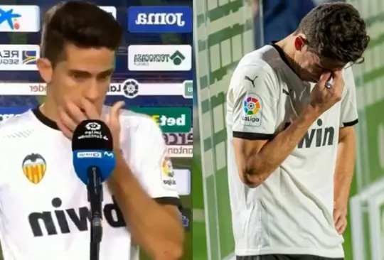 Futbolista del Valencia llora en entrevista por el posible descenso de su equipo Futbolista del Valencia llora en entrevista por el posible descenso de su equipo