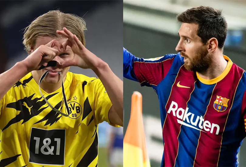 &iquest;Haaland y Messi juntos? Este ser&iacute;a el plan del Manchester City para hacerlo realidad