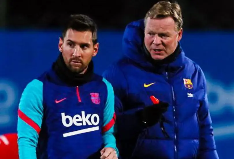 Estamos matando a los jugadores, reclama Koeman; Messi, una de sus víctimas Estamos matando a los jugadores, reclama Koeman; Messi, una de sus víctimas