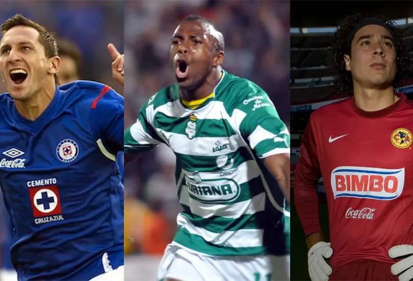 Los jugadores m&aacute;s valiosos del futbol mexicano hace una d&eacute;cada