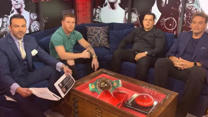 Canelo y Eddy Reynoso se vuelven a enganchar con Faitelson Canelo y Eddy Reynoso se vuelven a enganchar con Faitelson