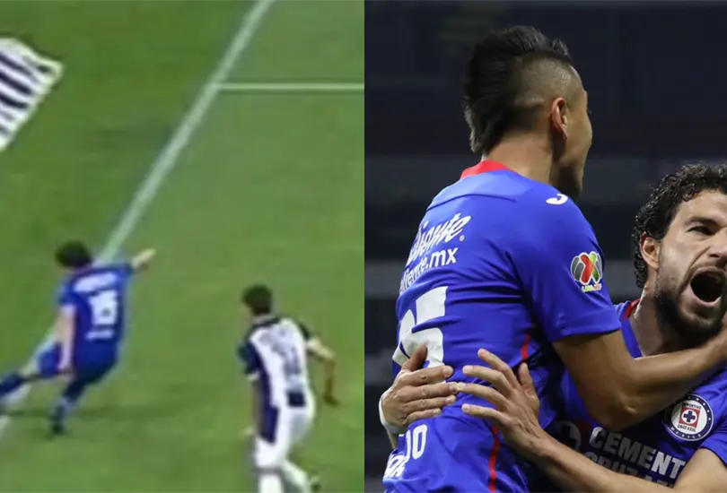 Cruz Azul sigue enrachado y vence a Rayados con todo y pol&eacute;mica