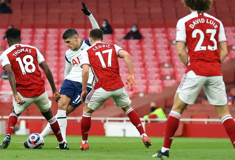 Lamela anota golazo de rabona en el Derbi entre Tottenham y Arsenal Lamela anota golazo de rabona en el Derbi entre Tottenham y Arsenal