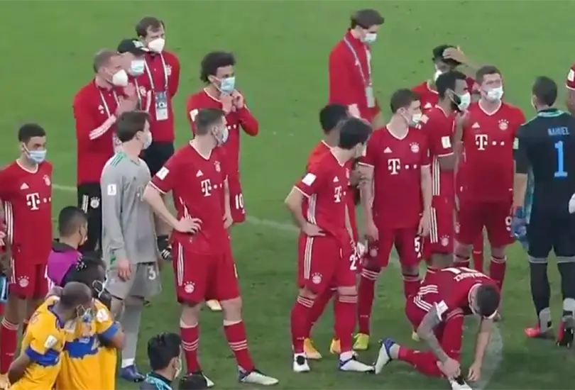 Nahuel cuenta lo que le dijo a Lewandowski tras la mano en el Mundial de Clubes Nahuel cuenta lo que le dijo a Lewandowski tras la mano en el Mundial de Clubes