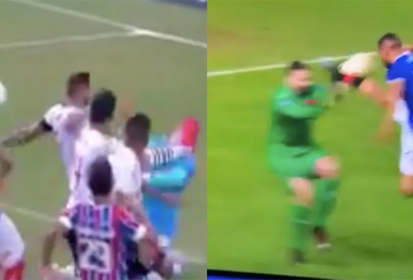 Porteros que recibieron patadas por parte de sus rivales