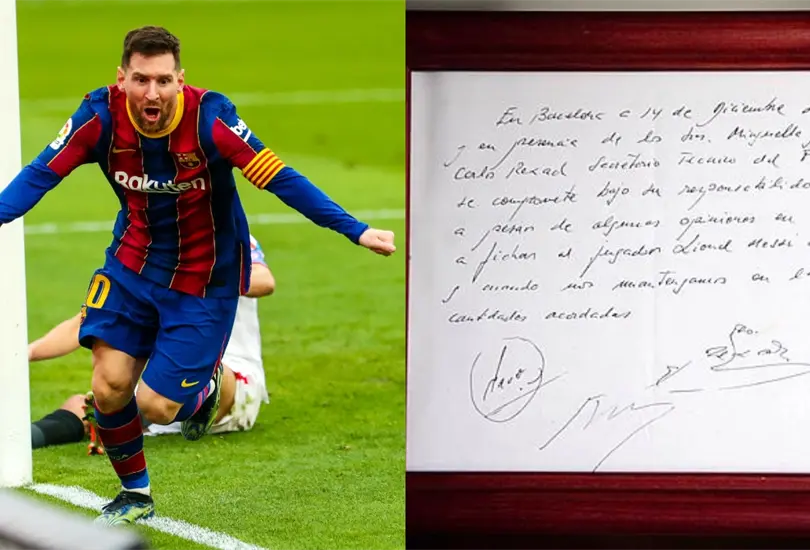 Deportistas y entrenadores que firmaron sus contratos de una forma peculiar Deportistas y entrenadores que firmaron sus contratos de una forma peculiar