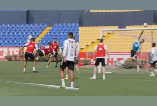 ¡Sí las para! La atajada de Gignac que robó las miradas en práctica de Tigres ¡Sí las para! La atajada de Gignac que robó las miradas en práctica de Tigres