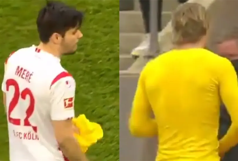 Haaland rescata empate para Borussia; le arroja la playera a un rival Haaland rescata empate para Borussia; le arroja la playera a un rival