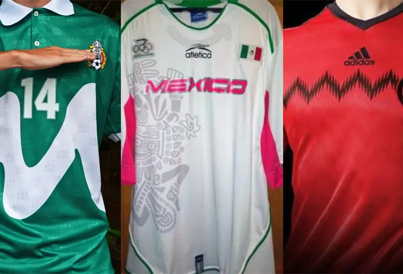Los uniformes m&aacute;s extra&ntilde;os que ha lucido la Selecci&oacute;n Mexicana