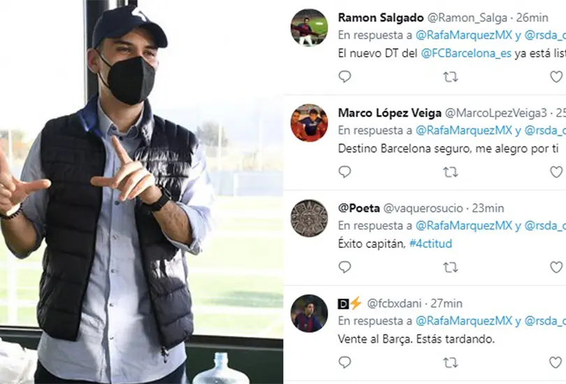 Rafa M&aacute;rquez deja al Real Alcal&aacute;; fans piden que llegue al Barcelona