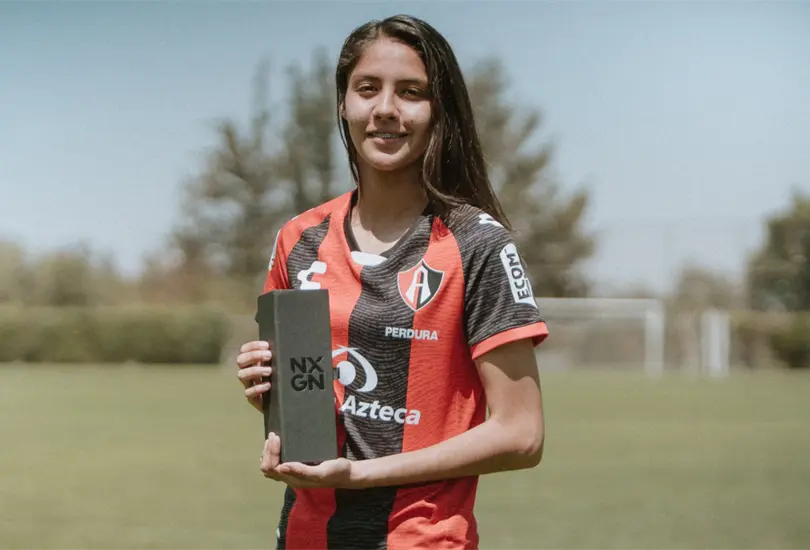 Alison González es reconocida como la tercera mejor promesa del futbol femenil Alison González es reconocida como la tercera mejor promesa del futbol femenil