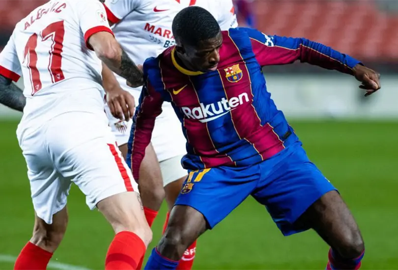 El GOLAZO de Dembélé que acerca al Barcelona a la clasificación de la Copa del Rey El GOLAZO de Dembélé que acerca al Barcelona a la clasificación de la Copa del Rey