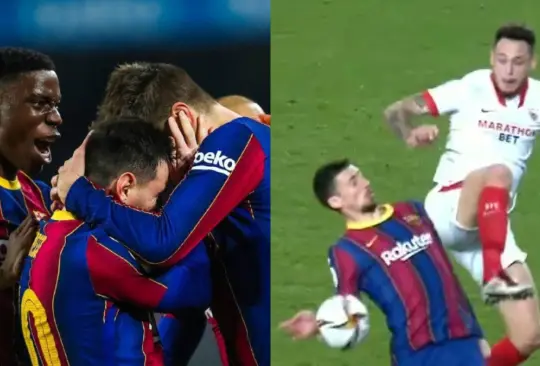 Barcelona avanza en Copa, pero no marcan mano dentro del área para Sevilla Barcelona avanza en Copa, pero no marcan mano dentro del área para Sevilla
