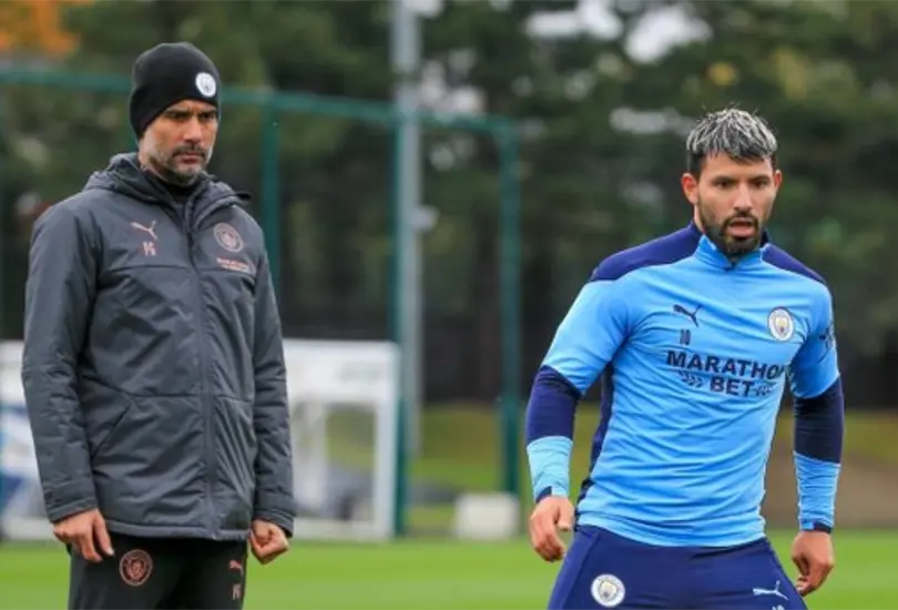 Guardiola compara a Kun Ag&uuml;ero con Maradona y Messi