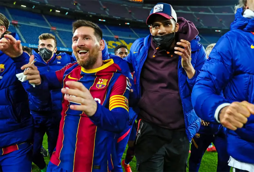 Se van a casa calentitos, dice Messi a directivos del Sevilla