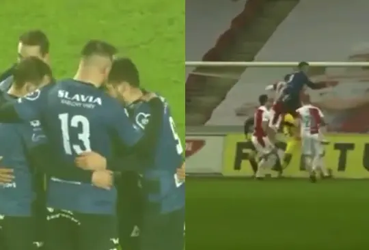 Jugadores arman un carrusel dentro del área y anotan golazo estilo Supercampeones Jugadores arman un carrusel dentro del área y anotan golazo estilo Supercampeones