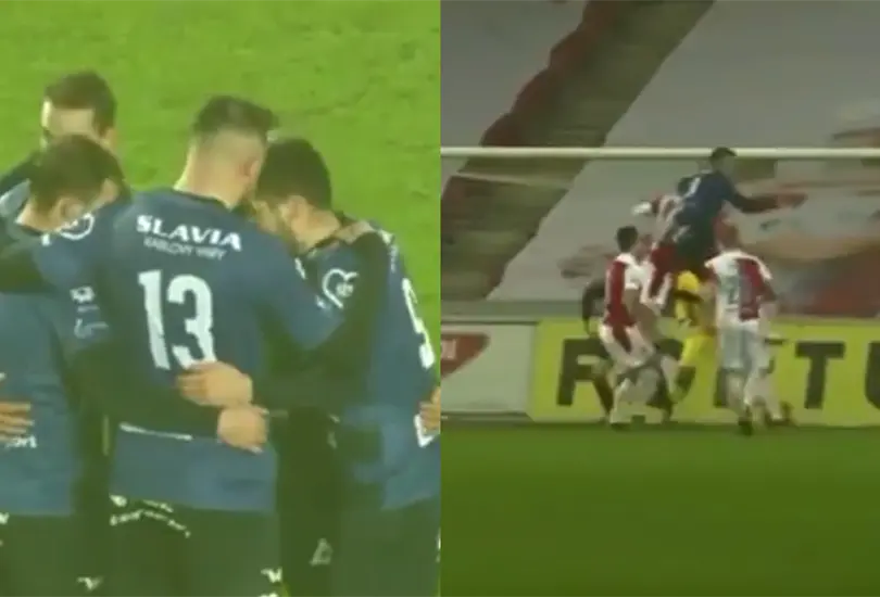 Jugadores arman un carrusel dentro del área y anotan golazo estilo Supercampeones Jugadores arman un carrusel dentro del área y anotan golazo estilo Supercampeones