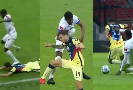 El mal arbitraje y las patadas protagonizan el pase del América en Concachampions El mal arbitraje y las patadas protagonizan el pase del América en Concachampions