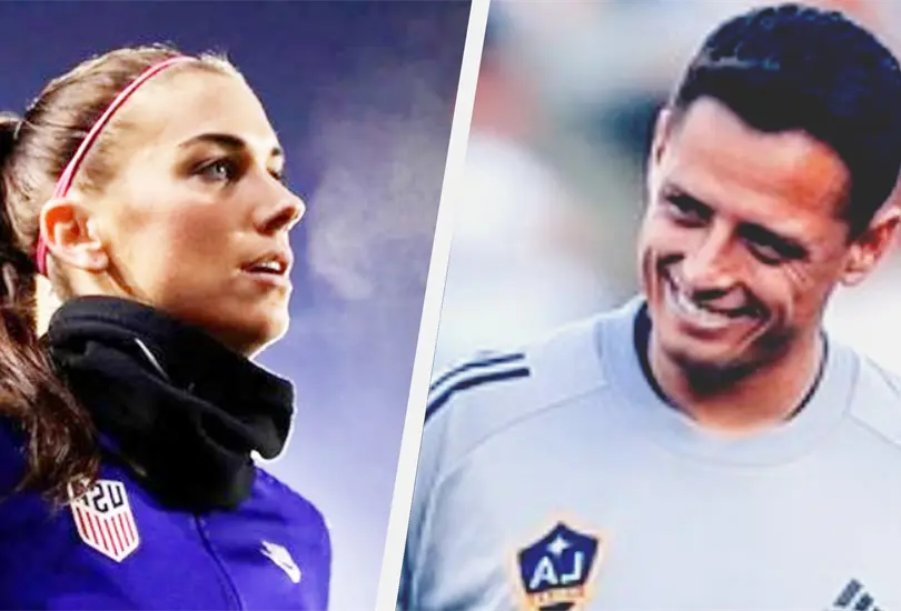 Alex Morgan elogia la presencia de Chicharito en la MLS
