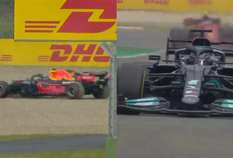 Todo pasa en Imola, Checo sufre en la pista y Hamilton tiene cierre de locura