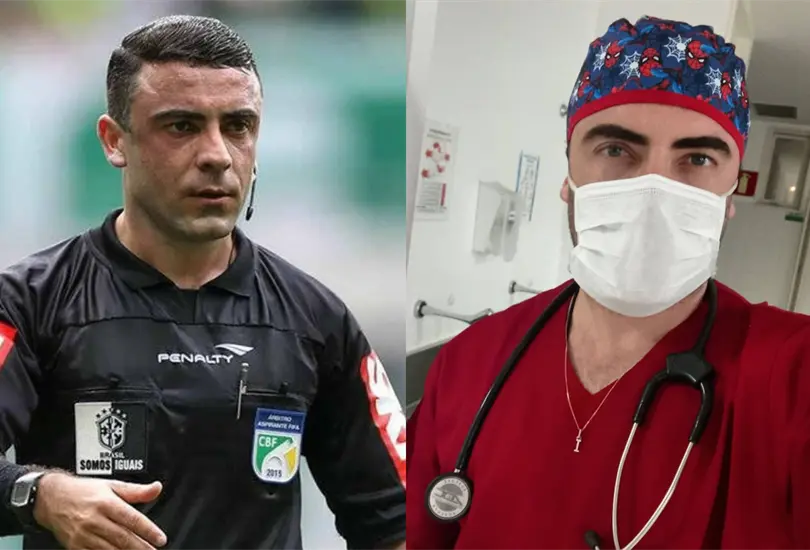El &aacute;rbitro brasile&ntilde;o que ahora combate el Covid-19