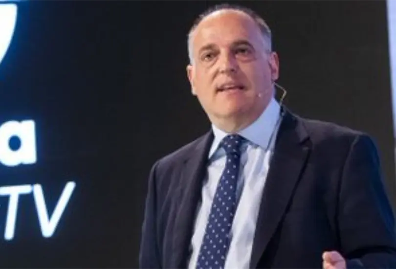 &iquest;Por qu&eacute; Tebas llam&oacute; liga de PowerPoint a la Superliga Europea de Florentino?