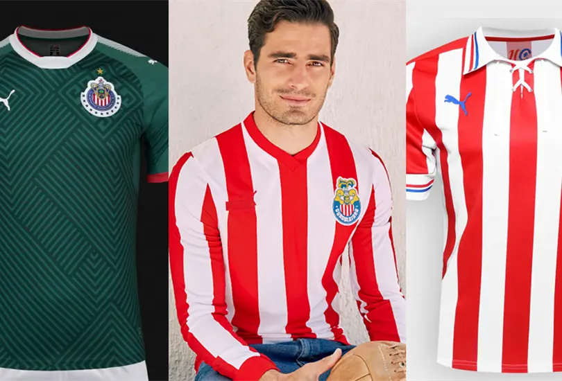 Los jerseys de aniversario y especiales que ha lanzado Chivas 