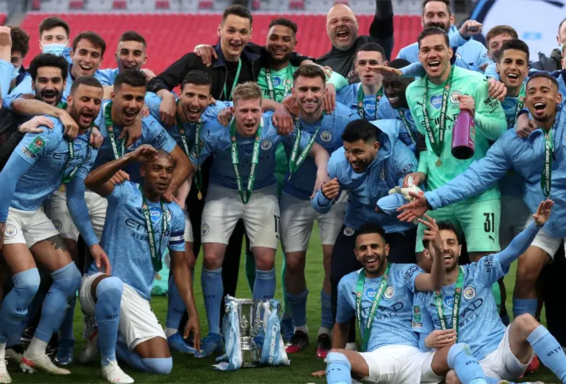 Las marcas que empató el Manchester City con su triunfo en la Carabao Cup 2021 Las marcas que empató el Manchester City con su triunfo en la Carabao Cup 2021