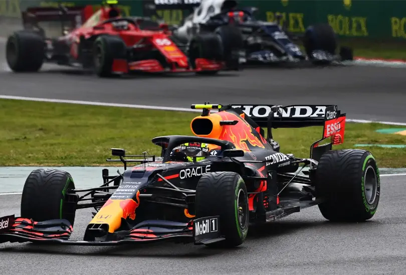 Checo Pérez acepta que desperdició una oportunidad de subir al podio en Imola Checo Pérez acepta que desperdició una oportunidad de subir al podio en Imola
