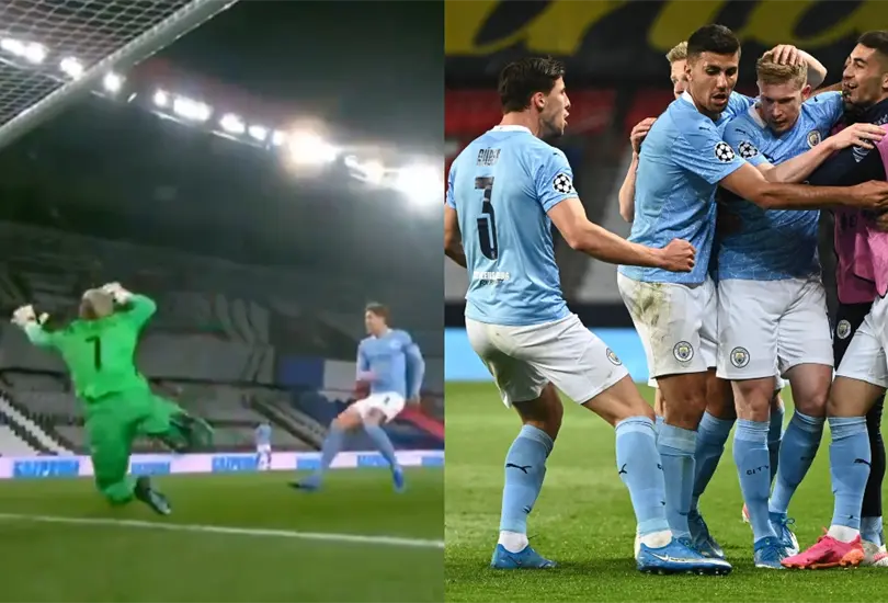 Gol extra&ntilde;o de De Bruyne ayuda a la remontada del Manchester City sobre el PSG
