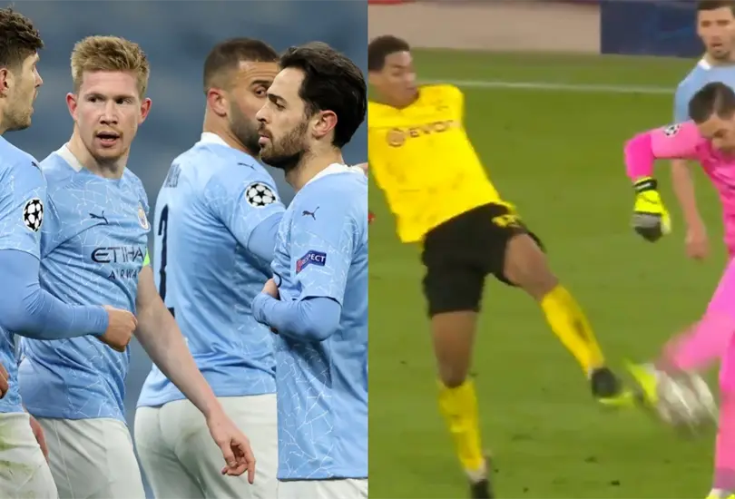 Manchester City derrota al Borussia Dortmund en Champions con ayuda del árbitro Manchester City derrota al Borussia Dortmund en Champions con ayuda del árbitro