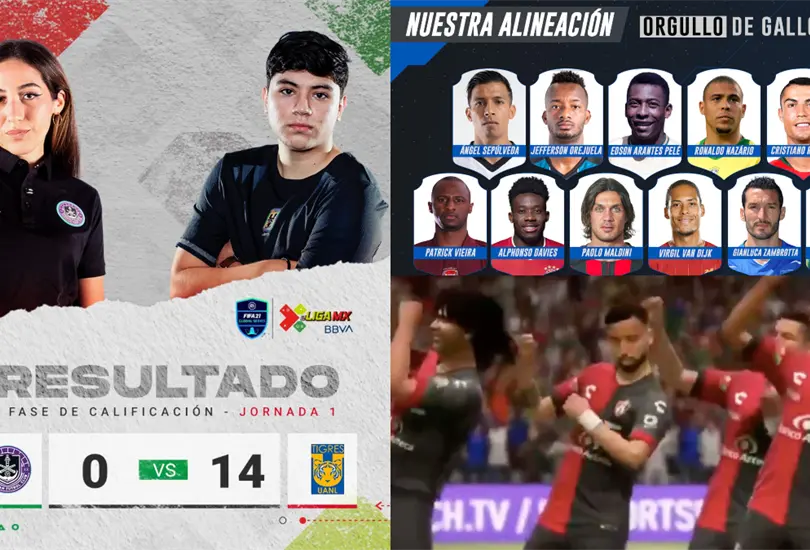 La goleada de Tigres y lo que dejó el primer día de la eLiga MX La goleada de Tigres y lo que dejó el primer día de la eLiga MX