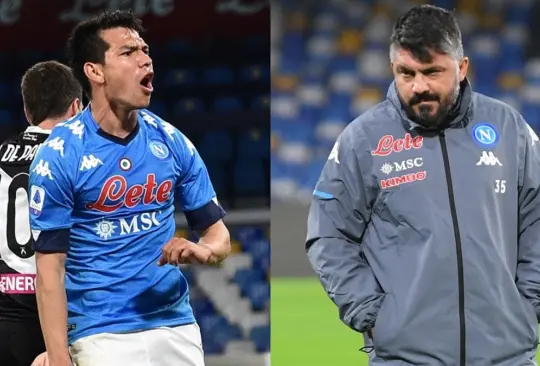 ¡Cállate y no me respondas!, dice Gennaro Gattuso al Chucky Lozano 