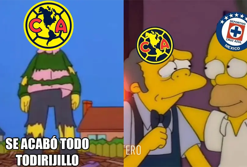 Fans del Am&eacute;rica se burlaban de Cruz Azul y ahora son v&iacute;ctimas de los memes