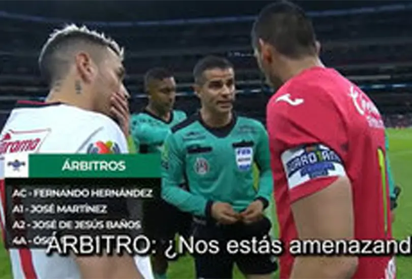 Hoy no va a haber 12 jugadores: La polémica amenaza de Corona con el árbitro Hoy no va a haber 12 jugadores: La polémica amenaza de Corona con el árbitro
