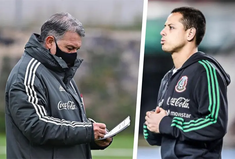 Si alguien se sintió desplazado, lo lamento; Tata Martino evita hablar de veto a Chicharito Si alguien se sintió desplazado, lo lamento; Tata Martino evita hablar de veto a Chicharito