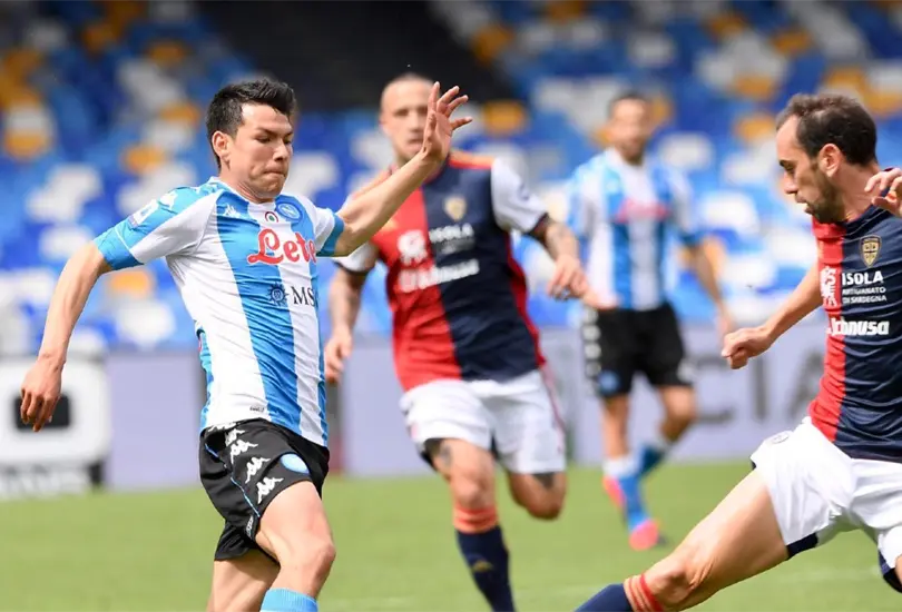 &iquest;Qu&eacute; necesita el Napoli del Chucky Lozano para meterse a Champions League?