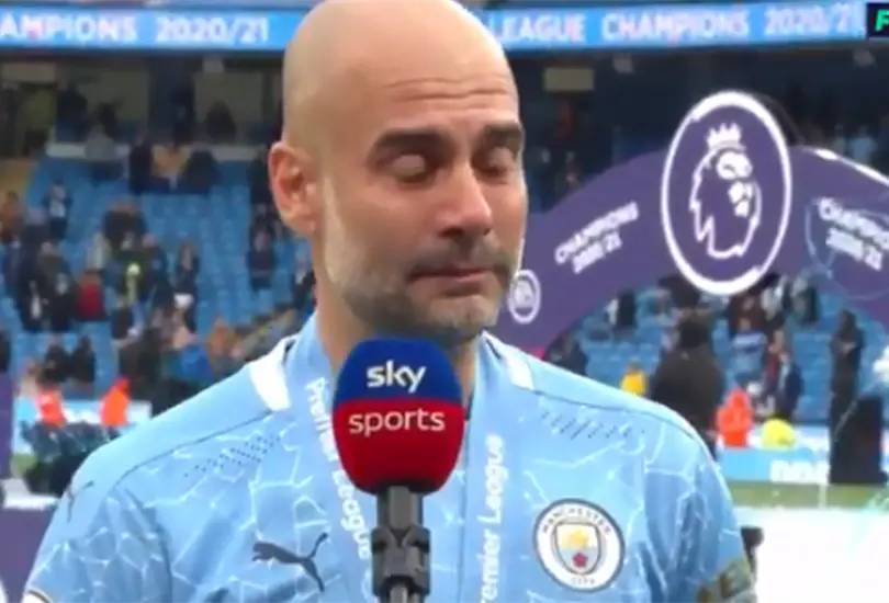 Guardiola despide al Kun Ag&uuml;ero entre l&aacute;grimas: &eacute;l es irreemplazable