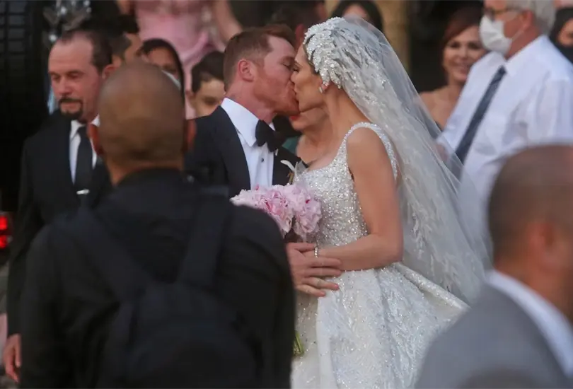 Los invitados famosos que acudieron a la boda del Canelo &Aacute;lvarez y Fernanda