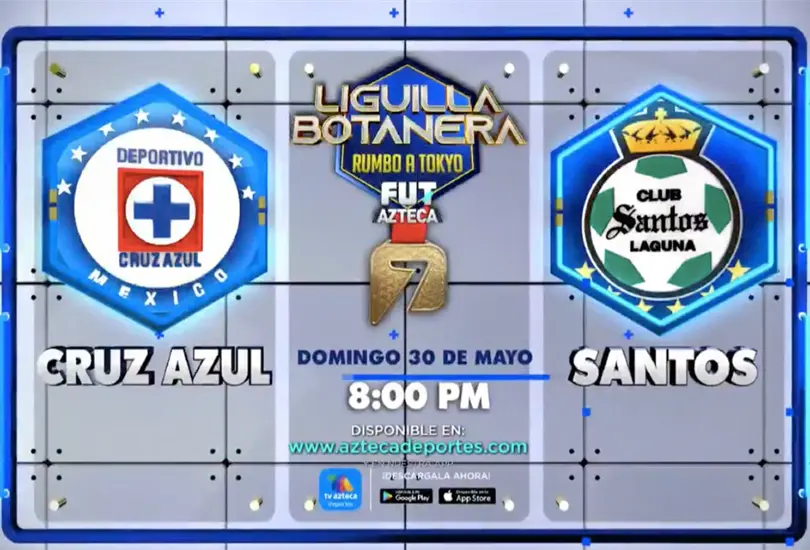 Azteca Deportes transmitirá la final de vuelta entre Cruz Azul y Santos Azteca Deportes transmitirá la final de vuelta entre Cruz Azul y Santos