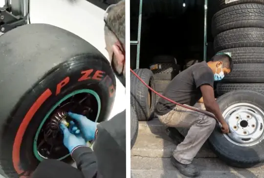 Mercedes presume que ya pudo quitar llanta del auto de Bottas; les falta barrio, dicen tuiteros
