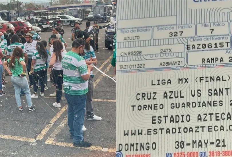 Aficionados fueron timados con boletos falsos para el Cruz Azul vs Santos Aficionados fueron timados con boletos falsos para el Cruz Azul vs Santos